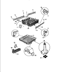 RACKS & WASH TOWER Diagram and Parts List for SC750DXR6  Frigidaire Dishwasher