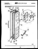 FREEZER DOOR PARTS Diagram and Parts List for FMW240DN1F  Kelvinator Refrigerator