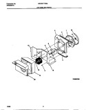 AIR HANDLING PARTS Diagram and Parts List for WAC051T7Z2A  Frigidaire Air Conditioner
