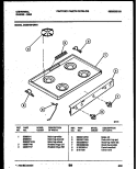 COOKTOP PARTS Diagram and Parts List for CG301SP2WJ01  Uni Range