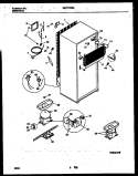 SYSTEM AND AUTOMATIC DEFROST PARTS Diagram and Parts List for WRT17FGAD1  Frigidaire Refrigerator