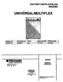 COVER Diagram and Parts List for MWX645RES2  Frigidaire Washer