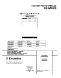 COVER Diagram and Parts List for FDB635RBS1  Frigidaire Dishwasher