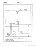 WIRING DIAGRAM Diagram and Parts List for FEF352ASA  Frigidaire Range