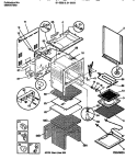 BODY Diagram and Parts List for 31-3962-23-02  Tappan Range