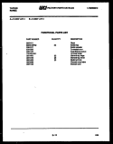 DRAWER PARTS Diagram and Parts List for 31-3647-23-03  Tappan Range