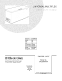 COVER Diagram and Parts List for CFC09M4AW4  Uni Freezer