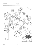 BODY Diagram and Parts List for FGF376CJTB  Frigidaire Range
