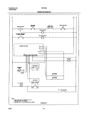WIRING SCHEMATIC Diagram and Parts List for FEF365AQB  Frigidaire Range