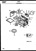 WRAPPER AND BODY PARTS Diagram and Parts List for 56-5363-10-03  Tappan Microwave