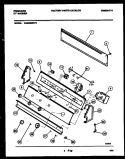 CONSOLE AND CONTROL PARTS Diagram and Parts List for WA6620RW2  Frigidaire Washer