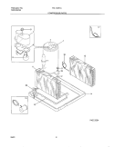 SYSTEM / COMPRESSOR Diagram and Parts List for FAL123K1A2  Frigidaire Air Conditioner