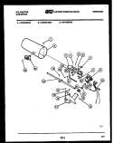 ELEMENT AND HOUSING PARTS Diagram and Parts List for DGA500G2W  Kelvinator Dryer