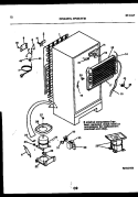SYSTEM AND AUTOMATIC DEFROST PARTS Diagram and Parts List for FPGS18TSLW0  Frigidaire Refrigerator