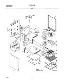 Part Location Diagram of 316007005 Frigidaire HINGE-OVEN DOOR, (2)