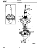 TRANSMISSION Diagram and Parts List for GWS445RFS2  Gibson Washer