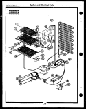 SYSTEM AND ELECTRICAL PARTS Diagram and Parts List for FV16M4WSFB  Frigidaire Freezer