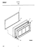 DOOR Diagram and Parts List for MFC05M0BW4  Frigidaire Freezer