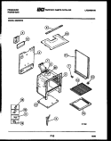 BODY PARTS Diagram and Parts List for G32BNL2  Frigidaire Range