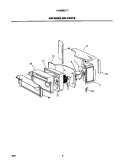 AIR HANDLING PARTS Diagram and Parts List for FAH08EJ1T1  Frigidaire Air Conditioner