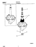 P12M0010 TRANSMISSION Diagram and Parts List for DWS445RHS0  Gibson Washer