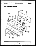 CONSOLE AND CONTROL PARTS Diagram and Parts List for MWL411RBWD0  Gibson Washer