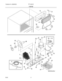 SYSTEM Diagram and Parts List for FRT18H6CSK4  Frigidaire Refrigerator
