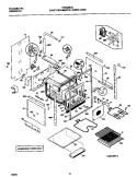 LOWER CAVITY / ELEMENTS Diagram and Parts List for FEB398CEBD  Frigidaire Wall Oven