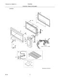 CONTROL PANEL,DOOR,MISCELLANEOUS Diagram and Parts List for EI30SM55JSA  Electrolux Microwave