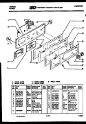 Part Location Diagram of 5303295298 Frigidaire CONTROL PANEL-GLASS