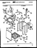 CABINET PARTS Diagram and Parts List for LA625MXD1  Frigidaire Washer