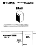 COVER Diagram and Parts List for MDH25YG3  Gibson Dehumidifier