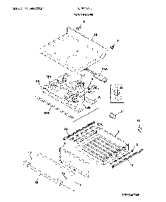 Top/drawer Diagram and Parts List for FPEF3077QFL  Frigidaire Range