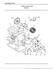 Part Location Diagram of A482804 Frigidaire Panel-control