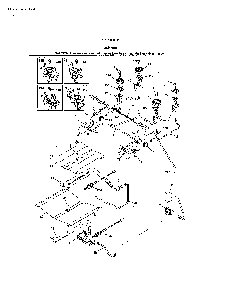 Burner Diagram and Parts List for 79032603311  Kenmore Range