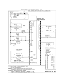 Wiring Diagram Diagram and Parts List for FGMC2765PBC  Frigidaire Microwave Oven Combo