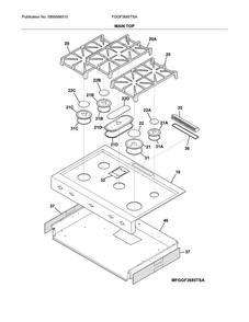 Part Location Diagram of 807844101 Frigidaire SEAL