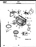 WRAPPER AND BODY PARTS Diagram and Parts List for 56-3462-10-03  Tappan Microwave