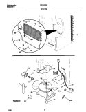 SYSTEM Diagram and Parts List for CFU14F3HW0  Frigidaire Freezer