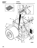 CABINET / DRUM Diagram and Parts List for GDG546RBD1  Gibson Dryer