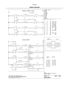 Wiring Diagram Diagram and Parts List for 79042529317  Kenmore Range