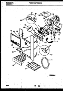 ICE DOOR, DISPENSER AND WATER TANKS Diagram and Parts List for FRS24XHAB1  Frigidaire Refrigerator