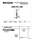 COVER Diagram and Parts List for R22CW2  Frigidaire Freezer