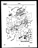 ICE MAKER / INSTALLATION Diagram and Parts List for RT19F8DX3D  Gibson Refrigerator