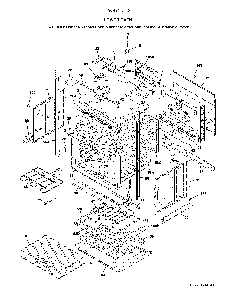 Lower oven Diagram and Parts List for 79049443415  Kenmore Wall Oven