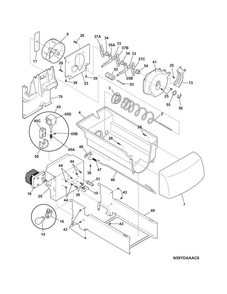 Part Location Diagram of 218817301 Frigidaire SHIELD-LIGHT