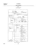 WIRING SCHEMATIC Diagram and Parts List for PLHS268ZCB2  Frigidaire Refrigerator