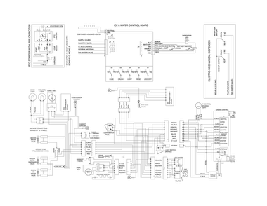 Wiring Diagram Diagram and Parts List for FFSS2314QE5A  Frigidaire Refrigerator
