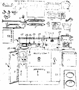 Part Location Diagram of 3060 Maytag PAINTABLE MOLD