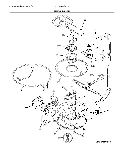 Motor & pump Diagram and Parts List for FGID2466QF9A  Frigidaire Dishwasher